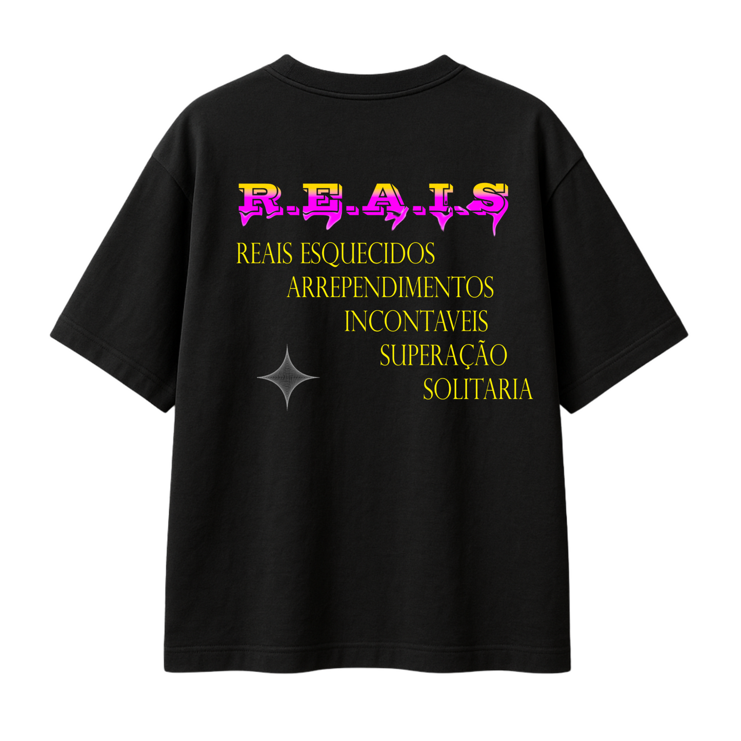 T-SHIRT OVERSIZED "R.E.A.I.S"