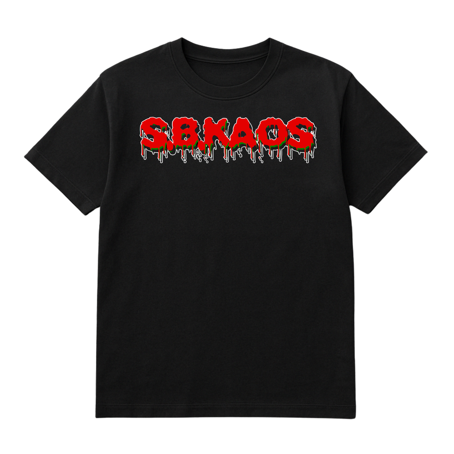 T-SHIRT "SBKAOS" ESCORRENDO