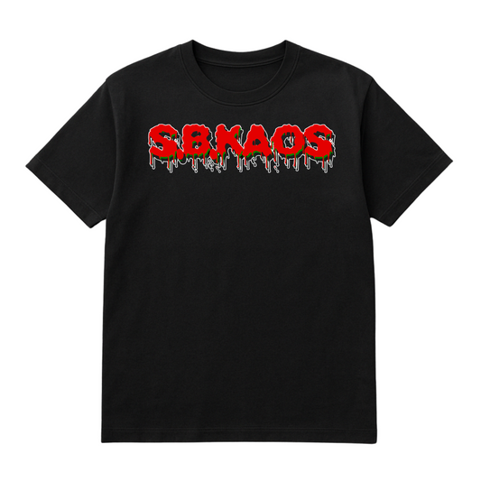T-SHIRT "SBKAOS" ESCORRENDO